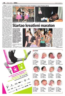 Glas Istre: subota, 16. srpanj 2011. - stranica 16