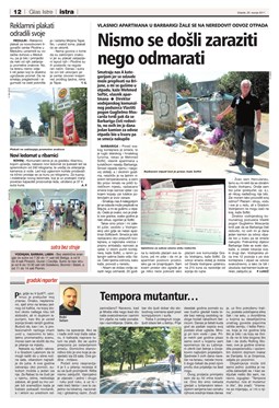 Glas Istre: srijeda, 20. srpanj 2011. - stranica 12