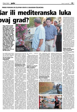 Glas Istre: subota, 15. srpanj 2006. - stranica 13
