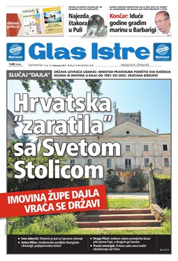 Glas Istre: četvrtak, 11. kolovoz 2011.
