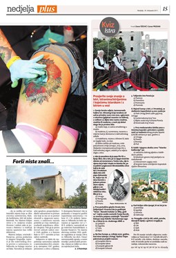 Glas Istre: nedjelja, 16. listopad 2011. - stranica 15