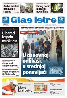 Glas Istre: ponedjeljak, 17. listopad 2011.
