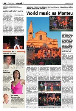 Glas Istre: nedjelja, 23. srpanj 2006. - stranica 38
