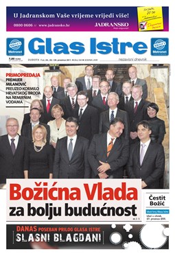 Glas Istre: subota, 24. prosinac 2011.