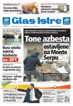Glas Istre: ponedjeljak, 6. veljača 2012.