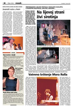 Glas Istre: ponedjeljak, 7. kolovoz 2006. - stranica 30